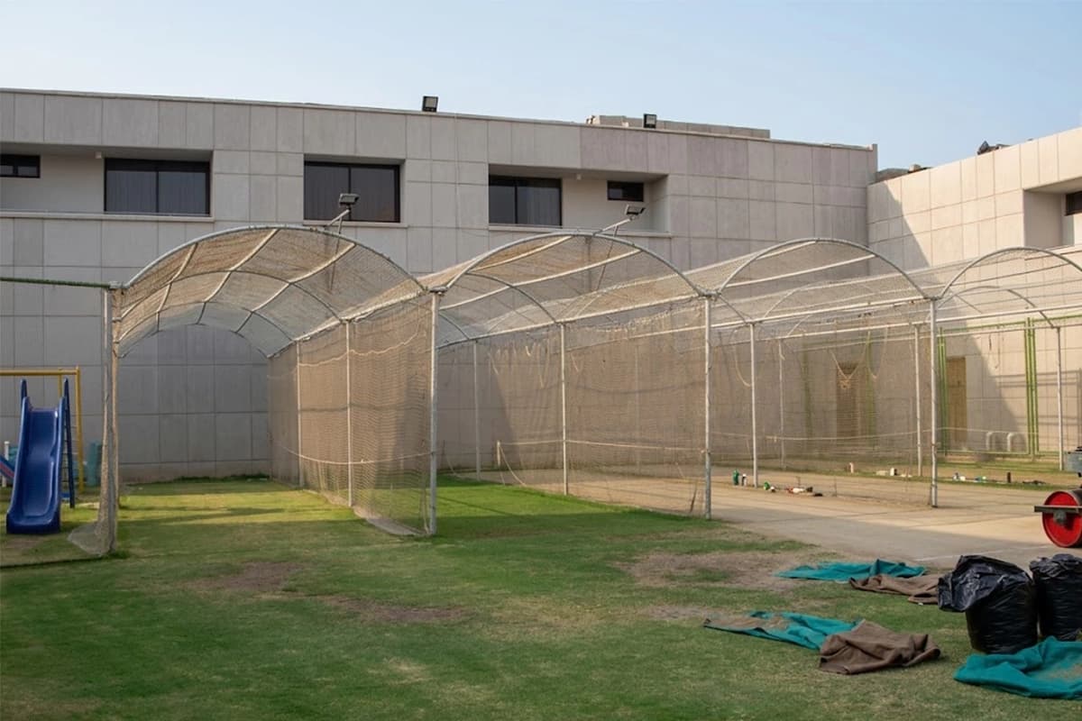 Practice pitches cricket nets