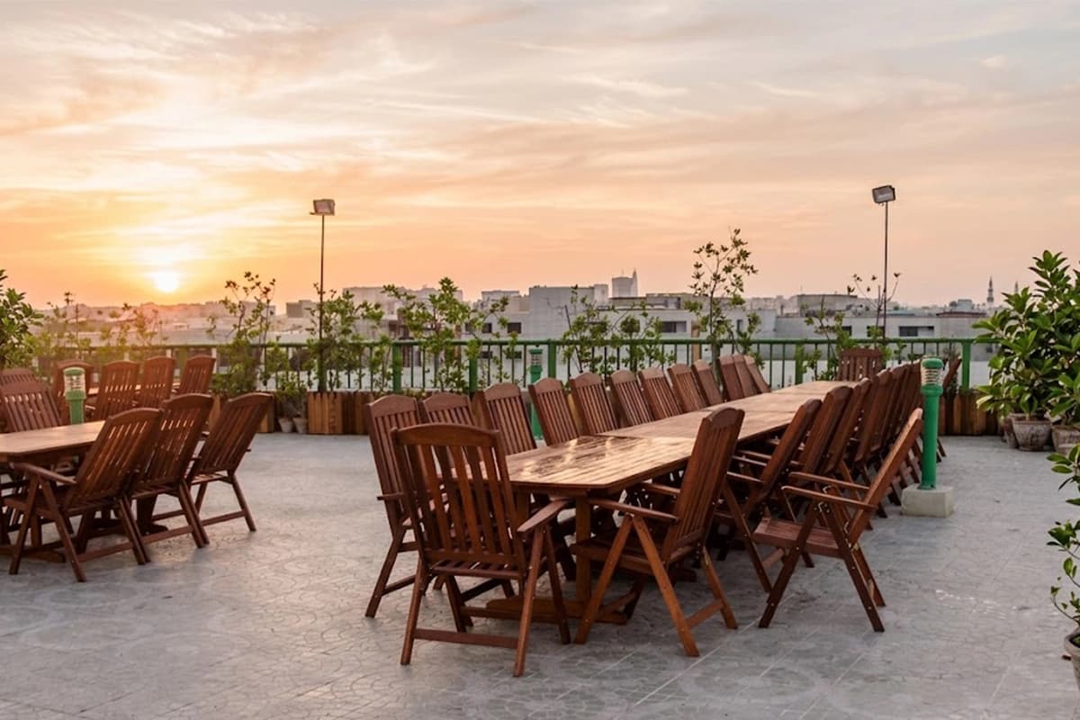 Rooftop BBQ Area